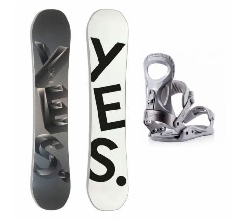 Сноуборд комплект YES Basic + крепления DRAKE KING 2024