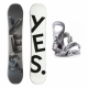 Сноуборд комплект YES Basic + крепления DRAKE KING 2024
