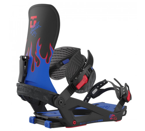 Крепления для сплитборда UNION CHARGER PRO FORREST SHEARER BLUE FLAMES 2024