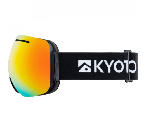 Маска для сноуборда KYOTO BURNS BLACK/FIRE CHROME 2024