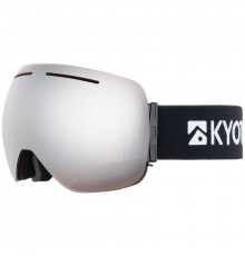 Маска для сноуборда KYOTO BURNS BLACK/PINK CHROME 2024