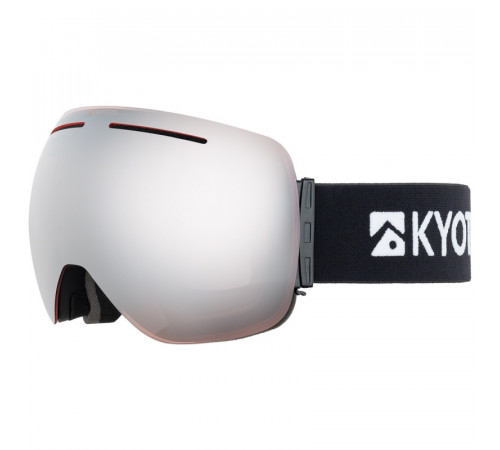 Маска для сноуборда KYOTO BURNS BLACK/PINK CHROME 2024