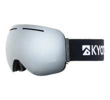 Маска для сноуборда KYOTO BURNS BLACK/SILVER CHROME 2024