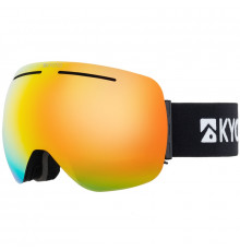 Маска для сноуборда KYOTO BURNS BLACK/FIRE CHROME 2024