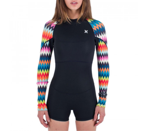 Женский гидрокостюм HURLEY ADVANT 2MM SHORTY SPRINGSUIT CHEVRON