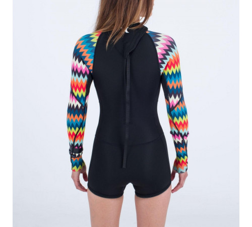 Женский гидрокостюм HURLEY ADVANT 2MM SHORTY SPRINGSUIT CHEVRON