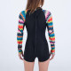Женский гидрокостюм HURLEY ADVANT 2MM SHORTY SPRINGSUIT CHEVRON
