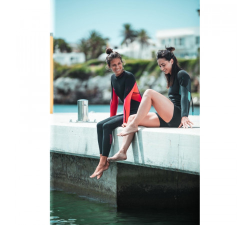 Гидрокостюм Jobe Sofia 3/2mm Shorty Longsleeve Wetsuit Women Vintage Teal 2021