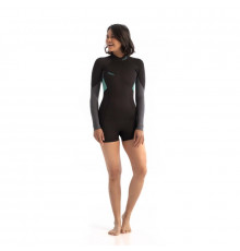 Гидрокостюм Jobe Sofia 3/2mm Shorty Longsleeve Wetsuit Women Vintage Teal 2021