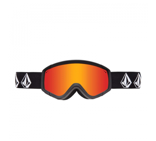 Детская маска VOLCOM ATTUNGA YOUTH MATTE BLACK STONE RED CHROME