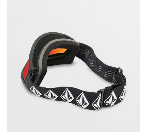 Детская маска VOLCOM ATTUNGA YOUTH MATTE BLACK STONE RED CHROME