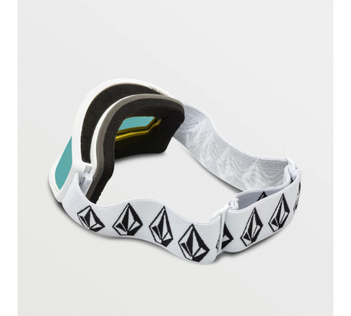 Детская маска VOLCOM ATTUNGA YOUTH MATTE WHITE STONE ICE CHROME