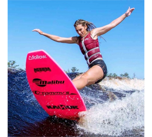 Женский жилет для вейкборда FOLLOW 2021 SURF EDITION RED WINE