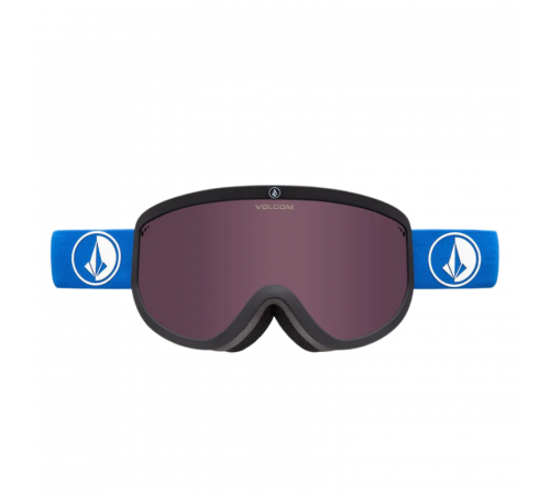 Маска VOLCOM FOOTPRINTS 2024 BLACK/BLUE LIGHT BRONZE
