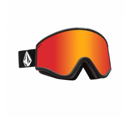 Маска VOLCOM YAE 2024 MATTE BLACK RED CHROME