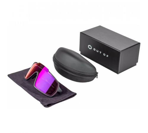 Очки OUT OF Bot 2 Black IRID RED