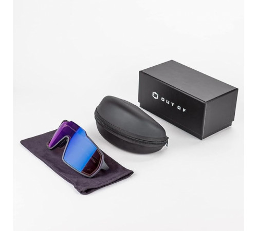 Очки OUT OF Bot 2 Black IRID BLUE