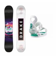 Женский сноуборд комплект DRAKE CHARM + QUEEN 2023