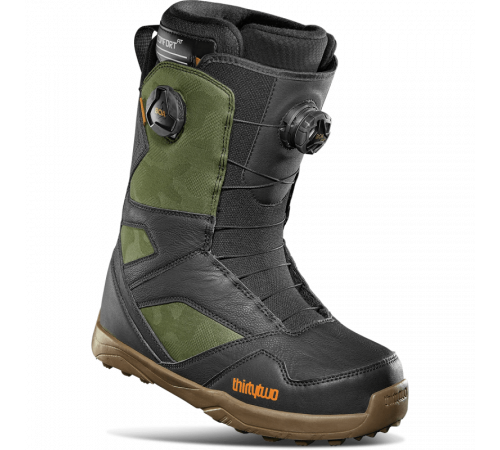 Ботинки для сноуборда THIRTY TWO STW DOUBLE BOA 2024 BLACK/CAMO
