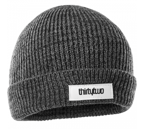 Шапка THIRTY TWO PATCH BEANIE 2022 BLACK/HEATHER