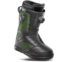 Женские ботинки для сноуборда THIRTY TWO STW DOUBLE BOA BLACK/GREEN 2024