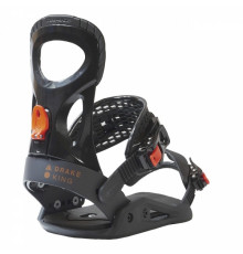 Крепления для сноуборда DRAKE KING 2024 LTD BLACK/ORANGE