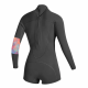 Женский гидрокостюм MYSTIC 2023 Lunar Longarm Shorty 2/2mm Bzip Dark Grey