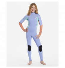 Детский гидрокостюм BILLABONG 3/2mm FOIL BZ COSMIC BLUE 2024 YOUNG GIRLS