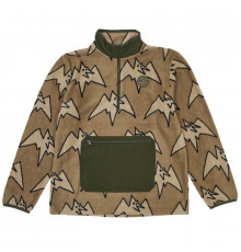 Толстовка AIRBLASTER FLEECE HALF ZIP 2025 TAN BIG TERRY