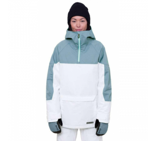 Женский анорак 686 UPTON ANORAK 2024 STEEL BLUE COLORBLOCK