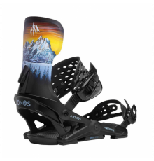 Крепления JONES METEORITE SNOWBOARD BINDING 2024 BLACK/ART