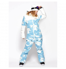 Женский комбинезон ONESKEE ACCLIMATE SUIT 2023 WHITE/BLUE