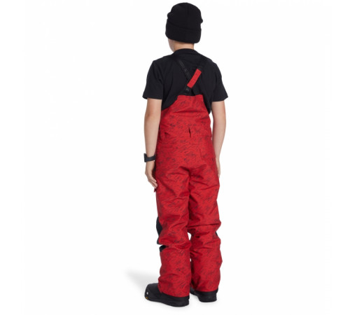 Детский полукомбинезон DC SHOES ROADBLOCK YOUTH BIB 2025 RED