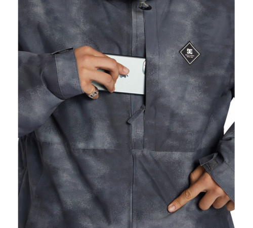 Куртка DC SHOES BASIS PRINT JACKET 2025 BLACK