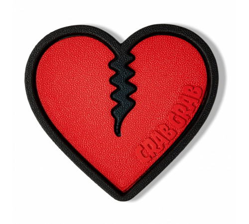 Наклейка на доску CRAB GRAB MEGA HEART RED