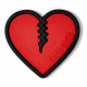 Наклейка на доску CRAB GRAB MEGA HEART RED