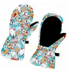 Детские варежки LUCKYBOO FUTURE 2023 BLUE