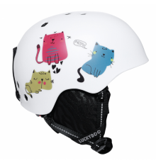 Детский шлем LUCKYBOO 2023 WHITE CAT