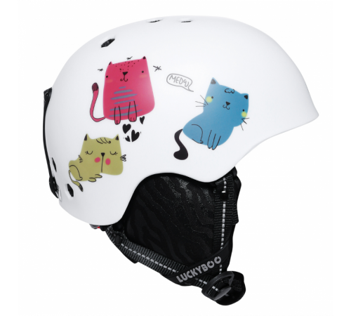 Детский шлем LUCKYBOO 2023 WHITE CAT