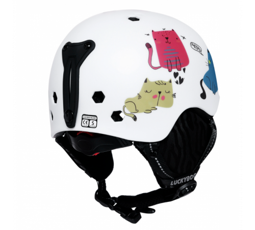 Детский шлем LUCKYBOO 2023 WHITE CAT