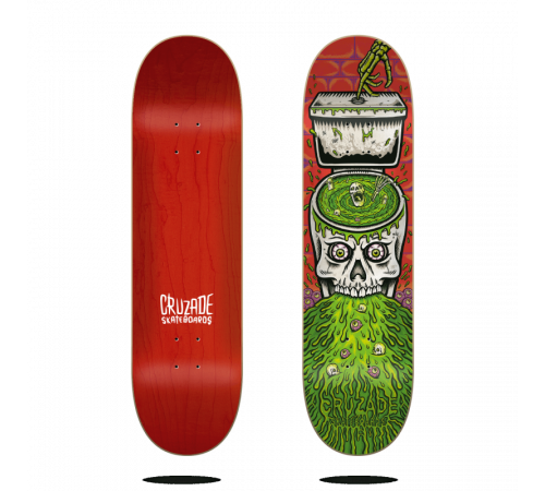 Дека Cruzade Skull Swirl 8.0" 2024