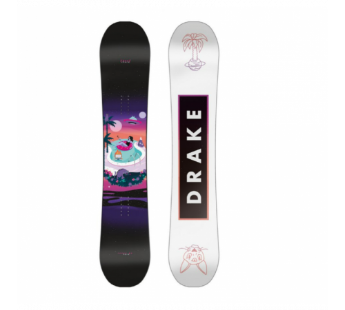 Женский сноуборд комплект DRAKE CHARM + QUEEN 2023