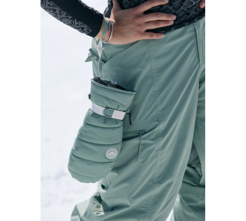 Женские варежки ROXY CHLOE KIM MITTENS 2025 PASTEL GREEN