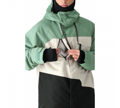 Куртка 686 GEO JACKET 2025 CYPRESS LIMESTONE COLORBLOCK
