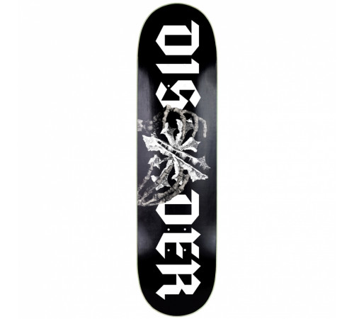 Дека скейтборд DISORDER SKATEBOARDS HANDS OF CHAOS DECK BLACK/WHITE 8,25"