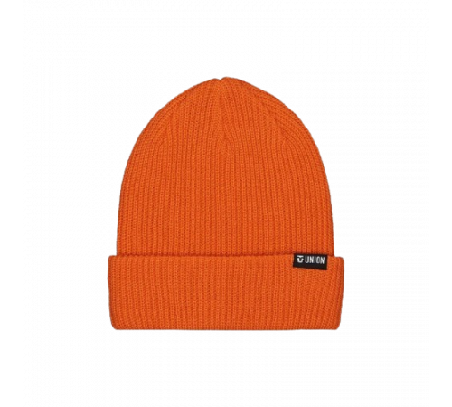 Шапка UNION Low Cuff Beanie 2024 ORANGE