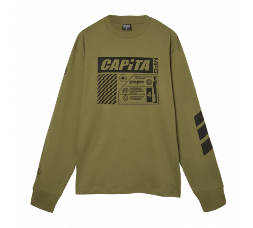 Лонгслив CAPiTA MENTAL LONG SLEEVE TEE 2025 OLIVE