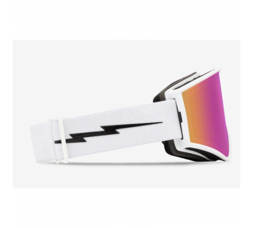 Маска ELECTRIC KLEVELAND SAMLL (MATTE WHITE/PINK CHROME) 2023