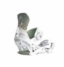 Женские крепления для сноуборда JONES AURORA 2025 WHITE/ART