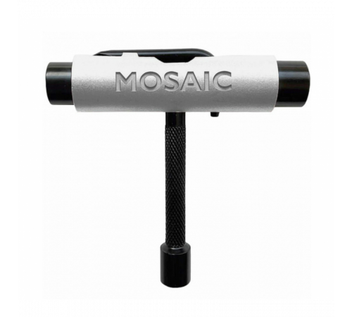 Ключ для скейтборда MOSAIC T TOOL 6 IN 1 WHITE